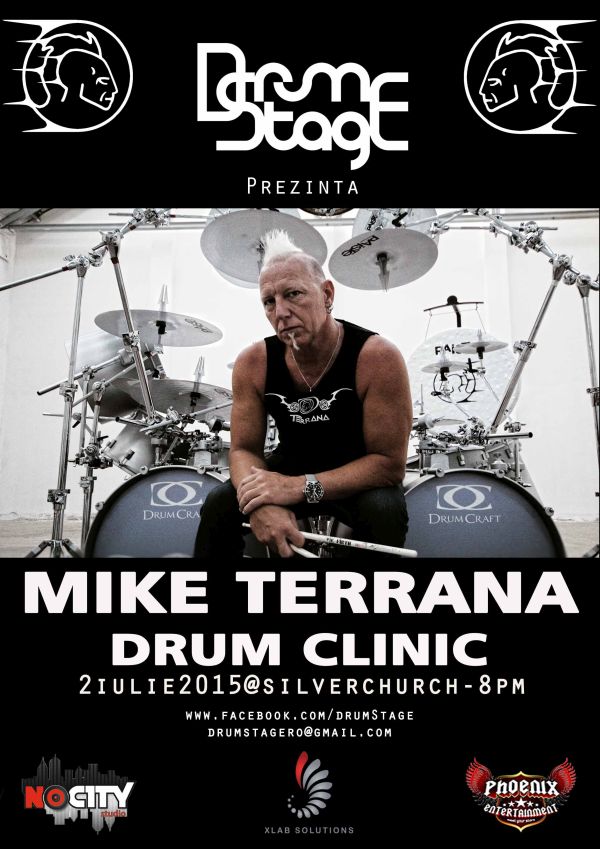 DrumStage da startul la o vara incendiara. DrumClinic cu legendarul Mike Terrana!